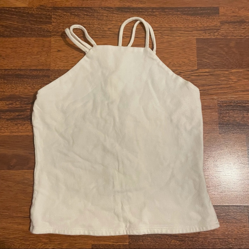 Forever 21 white crop top